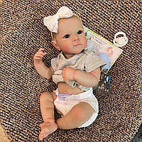 Вінілова лялька Реборн немовля з аксесуарами. Reborn Dolls Оригінал Вінілова