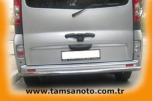 Задній захист AK002 нерж для Nissan Primastar 2002-2014рр, фото 2