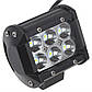 Фара LED додаткова 12 / 24V, 6 * 3W, 97 * 80 * 62mm, фото 3