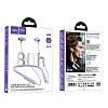Безпровідні навушники з мікрофоном для спорту HOCO ES70 |500mAh| Фіолетовий, фото 2