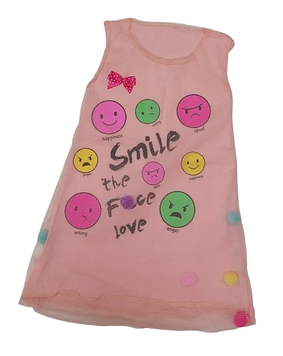 Туніка для дівчаток Смайл, зріст 74, 80, 92, 98, 104 см.