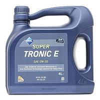 Синтетическое моторное масло Aral SuperTronic E SAE 0W-30 4л (для современных моторов Volvo, Honda, Renault)