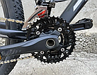 Велосипед гірський Crosser One 29" 19 рама (3*10) DEORE Чорно-сірий, фото 7