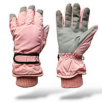 Перчатки женские лыжные сноубордические 9111_Pink