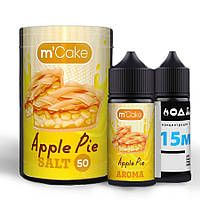 Набор для самозамеса солевой Flavorlab M-Cake 30 мл, 0-50 мг Apple pie (Яблочный пирог)-ЛBP
