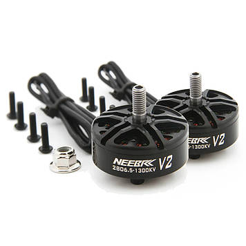 Безколекторний двигун NEEBRC 2806.5 V2 1300KV FPV 2806,5 V2 1300KV Чорний