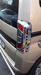 Накладка на стопи з вигином 2 шт  пласт для Peugeot Bipper 2008-2024 рр