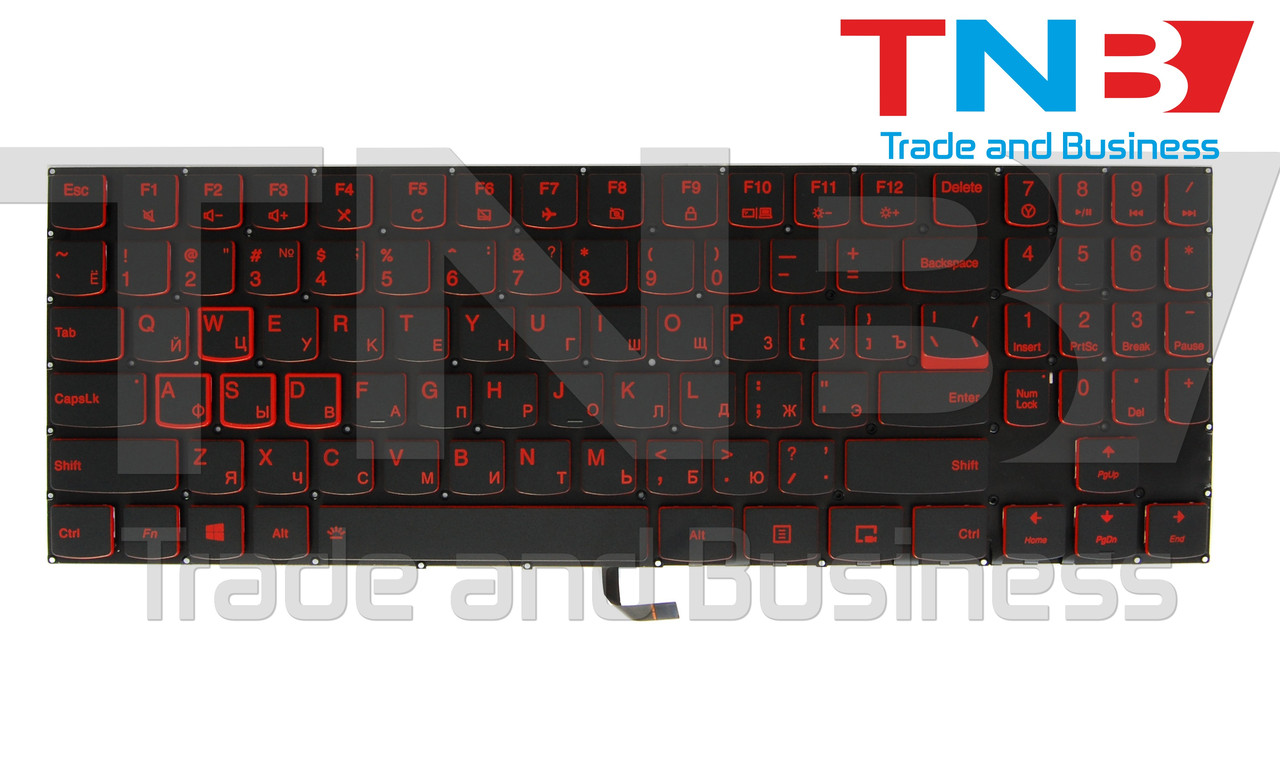 Клавіатура LENOVO LEGION R720-15IKB R720-15IKBN R720-15IKBM Черная з підсвічуванням RUUS