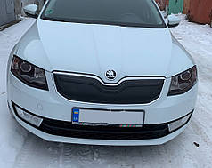 Зимова накладка на решітку 2013-2017 матова для Skoda Octavia III A7 рр