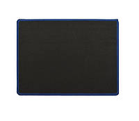 Килимок для миші 250*210*2мм TRY Mouse pad L-16 тканинний з прошитими краями чорно-синій