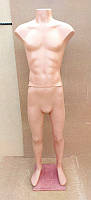 Манекен мужской в полный рост без головы "Стас" на полимерной подставке