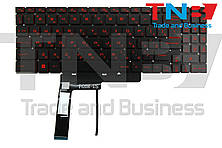 Клавіатура MSI GL66 GL76 GF66 GF76 MS-17L1 MS-17L1 MS-17L2 MS-17L3 MS-17L4 Черная с красной подсветкой RUUS