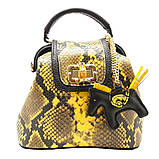 Шарм для сумки Конячка з натуральної шкіри 7667 Silver Taurus., фото 2