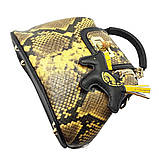 Шарм для сумки Конячка з натуральної шкіри 7667 Silver Taurus., фото 3