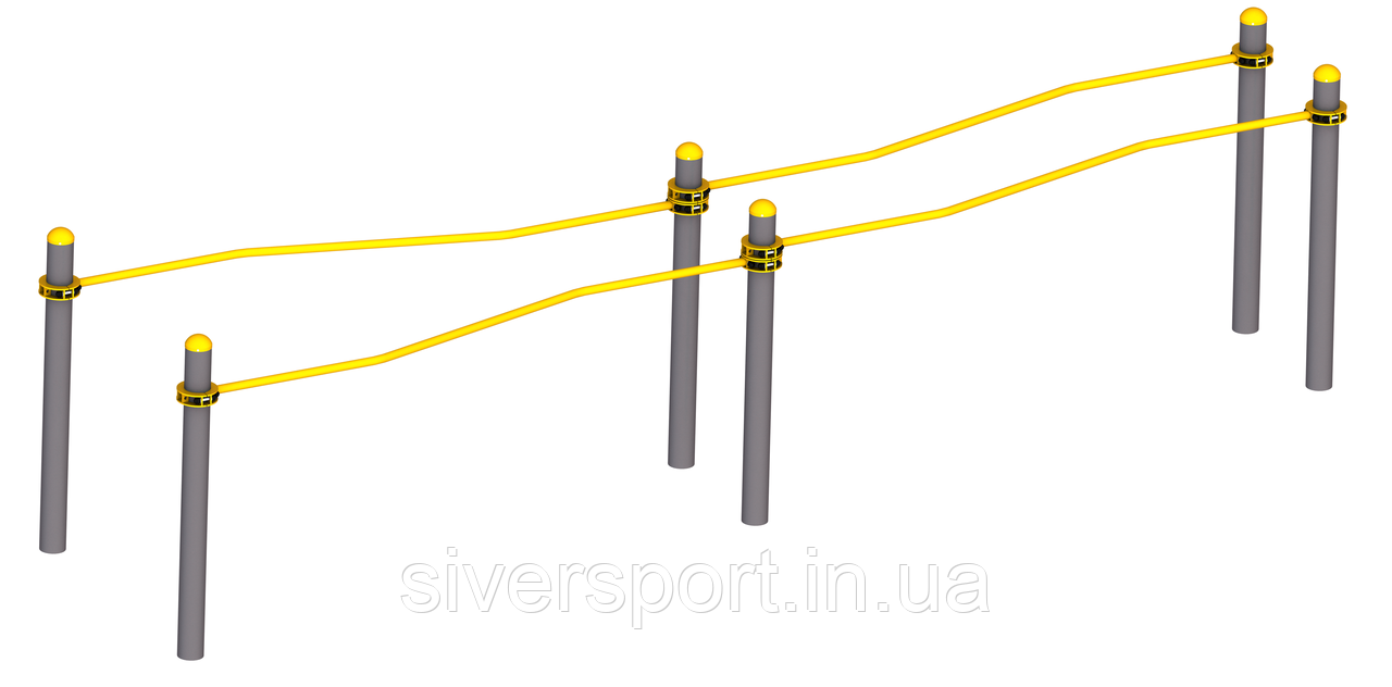 Бруси підйом та вигнуто-горизонтальні бруси SL1210, фото 1