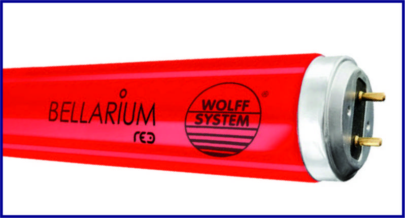 Лампа до солярія якісна засмага + косметологічний ефект WS BELLARIUM X'TREME RED R 180W 190см, фото 1