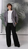Женский прогулочный костюм накидка + штаны из ткани софт размеры 48-58