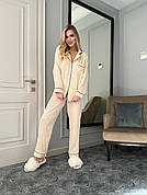 Піжама з мусліну XS Бежевий