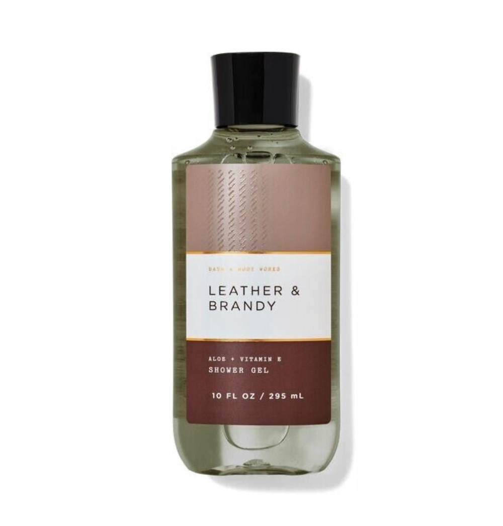 Чоловічий гель для душу  Bath and Body Works Leather & Brandy Shower Gel - Mens 295 мл