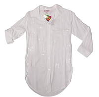 Рубашка-туника для девочки, рост 128, 134, 140 см.
