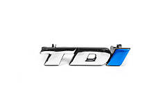 Напис в решітку Tdi Під оригінал  І - синя для Volkswagen T4 Transporter