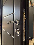 Двері вхідні в квартиру Мілано3  Ваш ВиД Венге-темний 860/960х2050х86 Ліве/Праве, фото 3