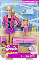 Лялька Барбі Тренер зі спортивної гімнастики Barbie You can be Gymnastics Coach