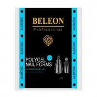 Верхні форми BELEON для нарощування нігтів - №8 Almond-120шт/уп.