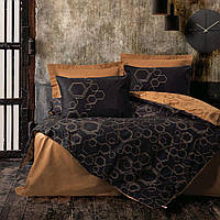 Комплект постільної білизни Cotton box Ранфорс Dark Dawn Bakir Євро 200x220 см (1731-1013) (75001.005)