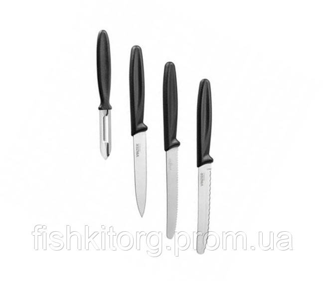 Набор ножей Vinzer Vegan VZ-50129 4 предмета m - фото 1 - id-p2105625653