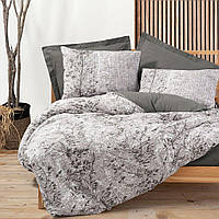 Комплект постільної білизни Cotton box Ранфорс Dual Odin Kahve Євро 200x220см (1729-1131) (75005.002)