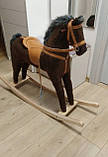 Лошадь - качалка Domil Коричневая, фото 2