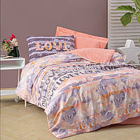 Комплект постельного белья Cotton box Ранфорс Girls & Boys Love Pudra160x220см (1860-1083) (75012.005)