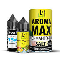 Набір для самозамісу сольовий Flavorlab Aroma MAX 30 мл (Ківі-Манго-Льод, 0-50 мг)-ЛBР