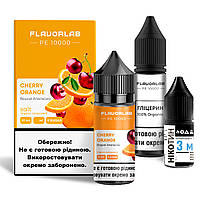Набор для самозамеса солевой Flavorlab PE 10000 30 мл, 0-50 мг Cherry Orange (Вишневый апельсин)-ЛBР