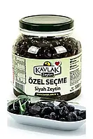Натуральные черные оливки KAVLAK 1000 г. калибр XS ( 321-350 шт 1кг.)