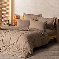 Комплект постільної білизни Cotton box Ранфорс Plaid Vizon Євро 200x220 см (1847-190/046) (75018.003)