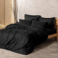 Комплект постільної білизни Cotton box Ранфорс Plaid Siyah Євро 200x220 см (1847-190/032) (75018.004)