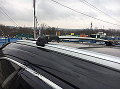 Поперечний багажник Wingbar V2 2 шт  алюміній Сірий для Ауди Q3 2011-2019 рр