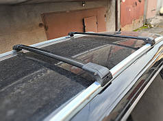 Поперечний багажник WingBar V2 2шт  алюміній Сірий колір для Ауди Q7 2005-2015 рр