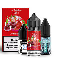 Набор для самозамеса солевой Flavorlab Love it 30 мл, 0-50 мг Cherry Strawberry (Вишня Клубника)-ЛBР