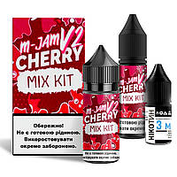 Набор для самозамеса солевой Flavorlab M-Jam V2 30 мл, 0-50 мг Cherry (Вишня)-ЛBР