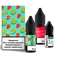 Набор для самозамеса солевой Flavorlab P1 10 мл, 0-50 мг Kiwi Strawberry (Киви Клубника)-ЛBР