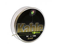 Ледкор Korda Kable Tight Weave Leadcore 25м Gravel