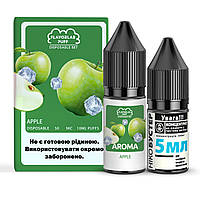 Набор для самозамеса солевой Flavorlab Disposable Puff 10 мл, 0-50 мг Apple (Яблоко)-ЛBР