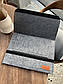 Універсальний чохол з фетру для планшета / ноутбука Kozhukh 9" - 13" Big Gray Long (350*250 mm) на липучці, фото 2