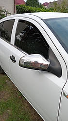 Накладки на дзеркала 2004-2010  2 шт Полірована нержавіюча сталь для Opel Astra H рр