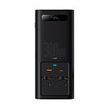 Автомобільний інвертор Baseus IGBT Power Inverter 300W (220V CN/EU ) Black, фото 2