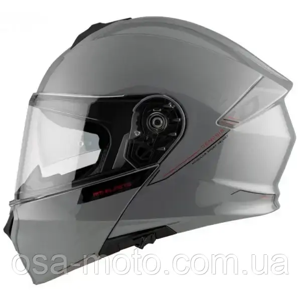 Мотошолом MT Genesis SV A12 Gloss Grey