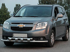 Передній захист ST015 нерж для Chevrolet Orlando 2010-2024 рр